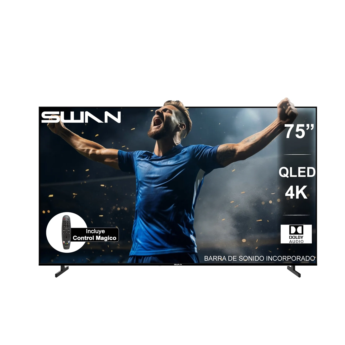 TV Swan 75"uhd 4K Webos Qled Smart