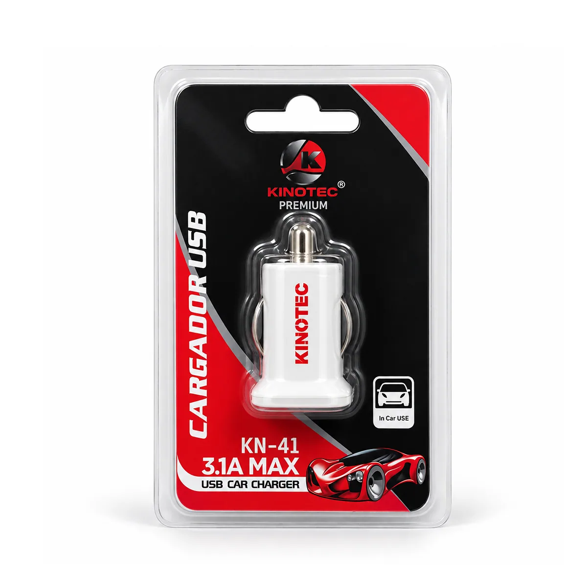 Cargador Carro 2 USB 3,1a