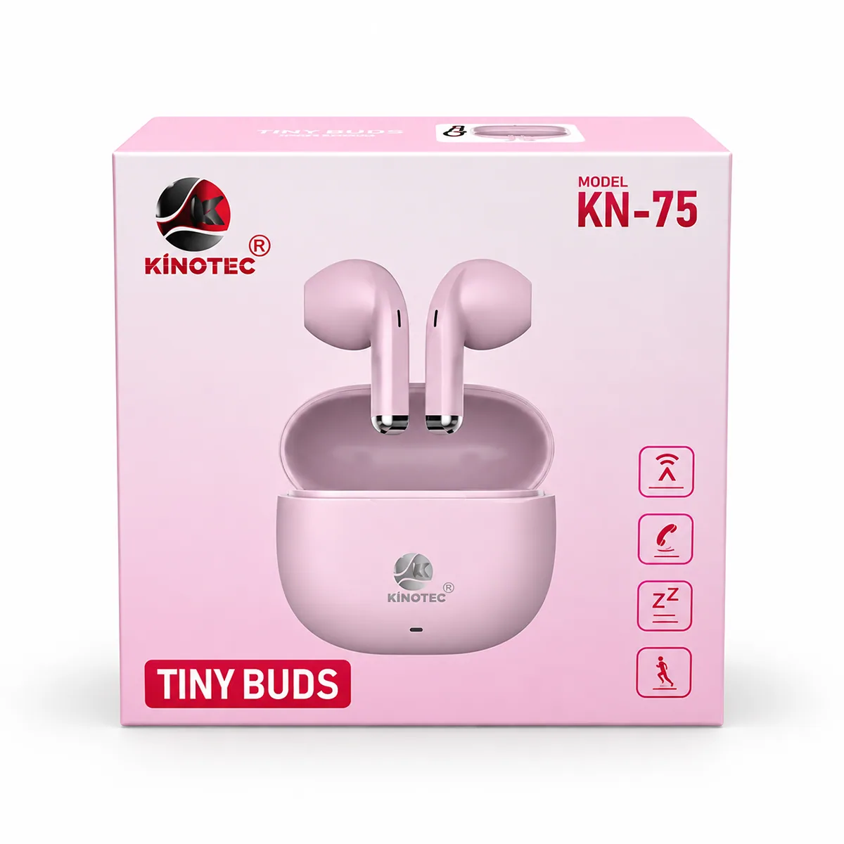 Audifonos Bluetooth Tiny Buds Rosado